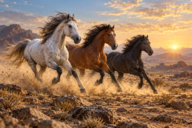 The chargers at dawn · imagined passage illustration