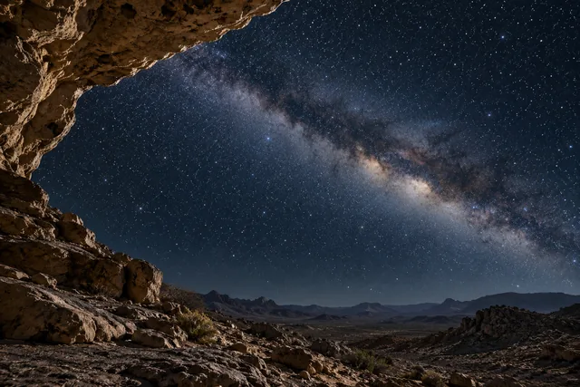 The vastness of the heavens · AI illustration